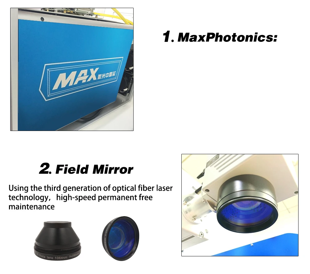 Лазерная маркировочная машина для iphone shell с воздушным охлаждением 20 Вт