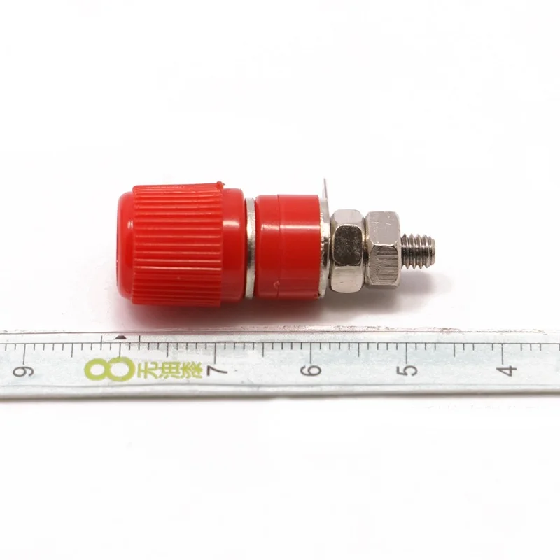 Высококачественная 1 пара (красный + черный) клеммы усилителя обвязочная Клемма