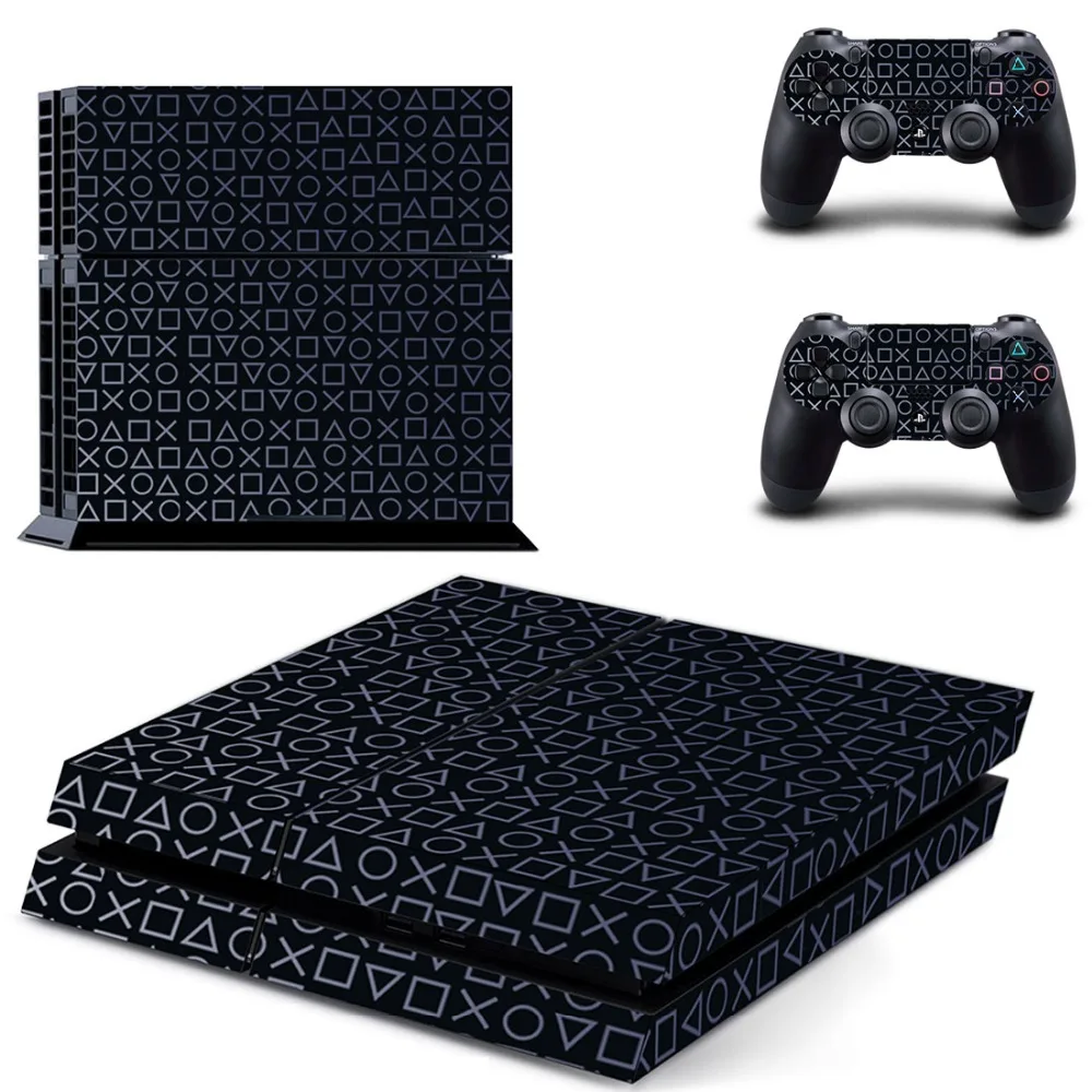 Виниловая наклейка на кожу для консоли Playstation 4 и контроллеров PS4 кожу-специальный