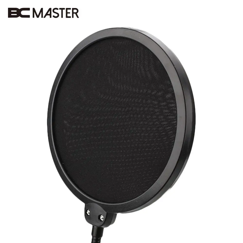 Черный Гибкий микрофон BCMaster на лобовое стекло поп фильтр ветрозащитный экран