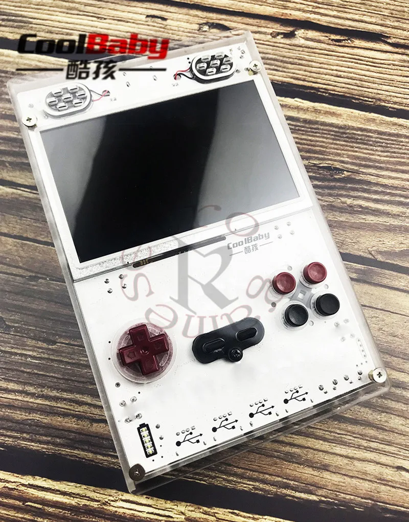 DHL DIY 5 0 дюймовый HD IPS экран ручной игровой плеер с малиновым вычислительным