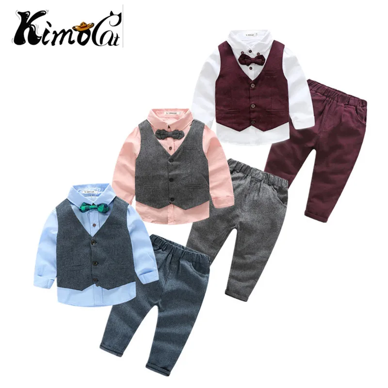 Kimocat/Новинка детская одежда хлопковый жилет с длинными рукавами для мальчиков на
