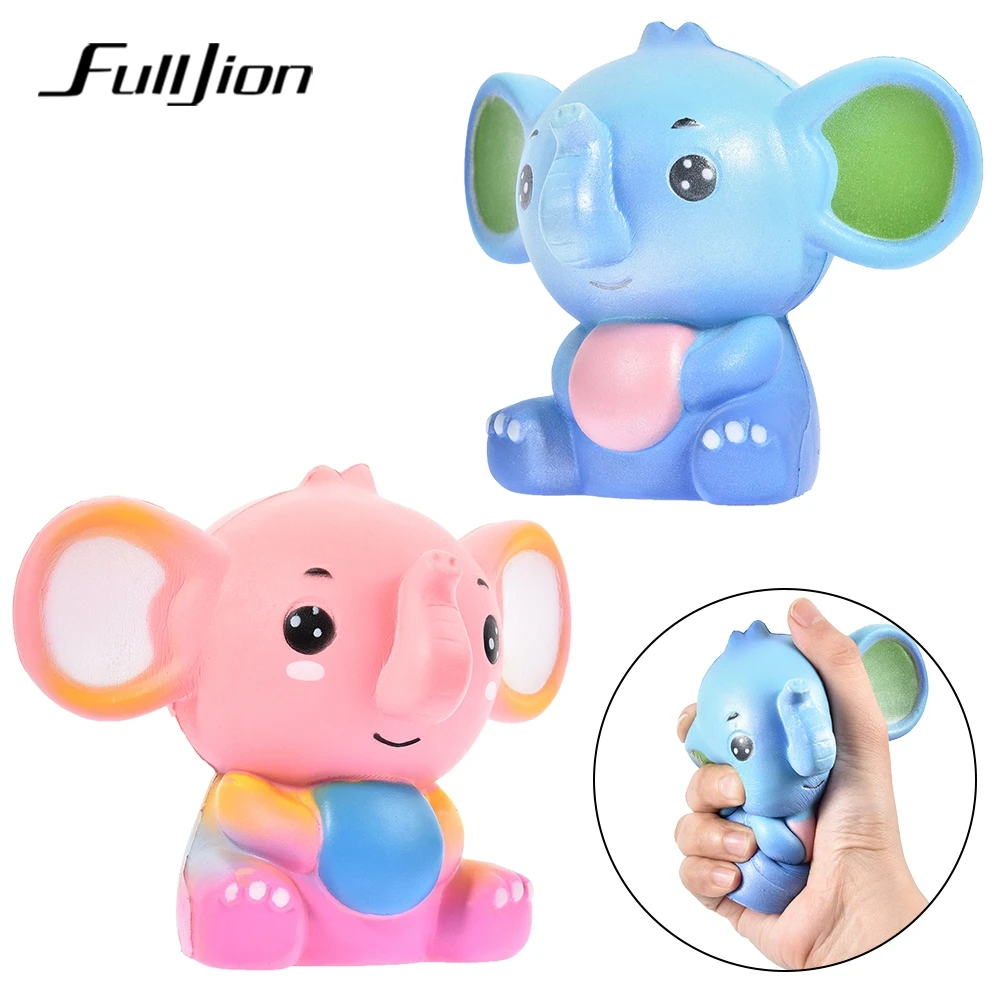 Fulljion развлечения Jumbo Squishy слон Squish Новинка кляп игрушка для детей снятие стресса