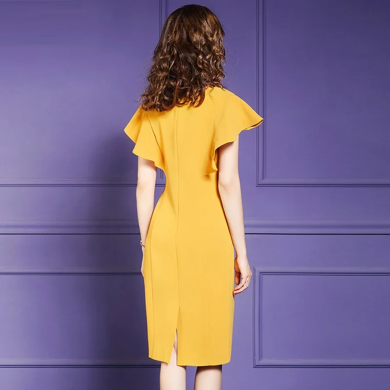 Новинка 2019 высшее качество женские офисные вечерние платья размера плюс