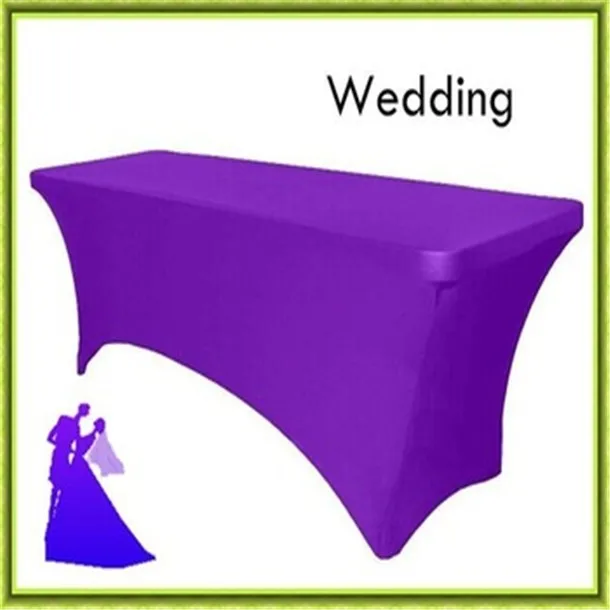 Оптовая дешевые спандекс скатерть свадебный стол ткань 180*60*75 см продажа
