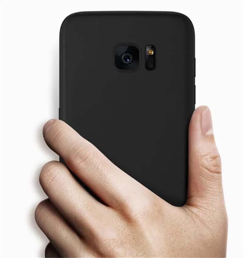 Matte Soft Silicon TPU Case for Samsung Galaxy S10 S10plus Ultra Thin Black Scrub S10lite |