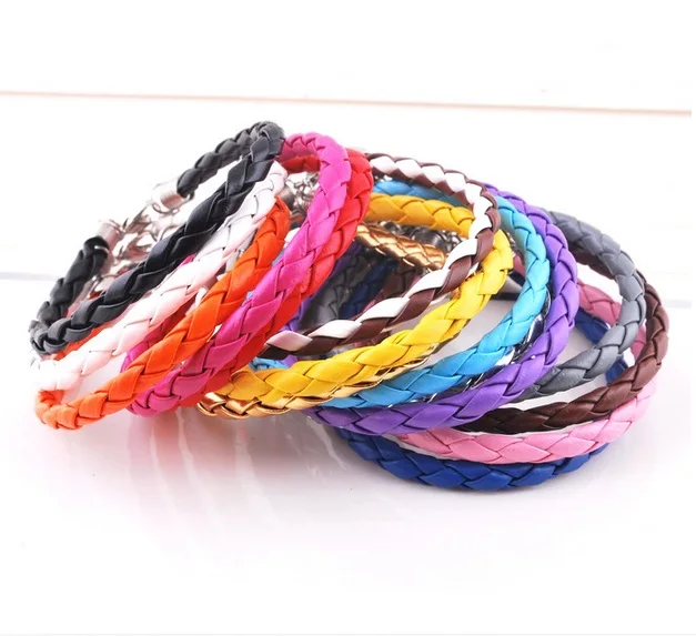 100 шт. браслеты из искусственной кожи|bracelet platinum|leather lacesbracelet graduation |
