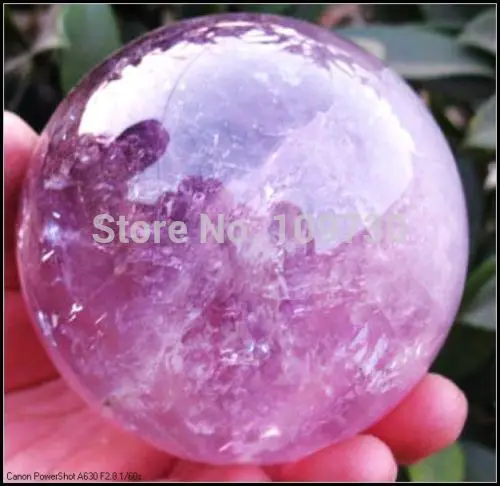 Wholesale discount 001210 AAA NATURAL AMETHYST QUARTZ CRYSTAL SPHERE BALL Healing |