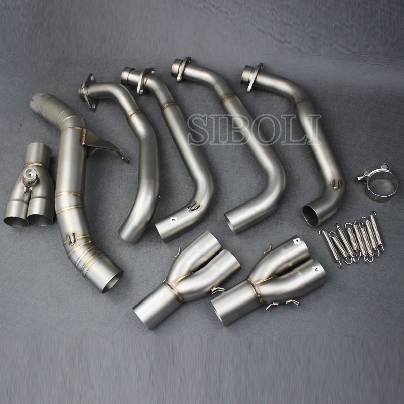 Z900 Motorcycle Exhaust Muffler Modified 51mm Inlet Front Pipe Slip-On For KAWASAKI | Автомобили и мотоциклы