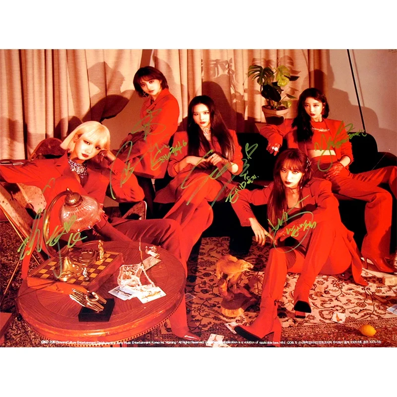 Альбом с ручной подписью EXID autographed 2018 SOLO I LOVE YOU CD + фотоальбом 122018 |Открытки и