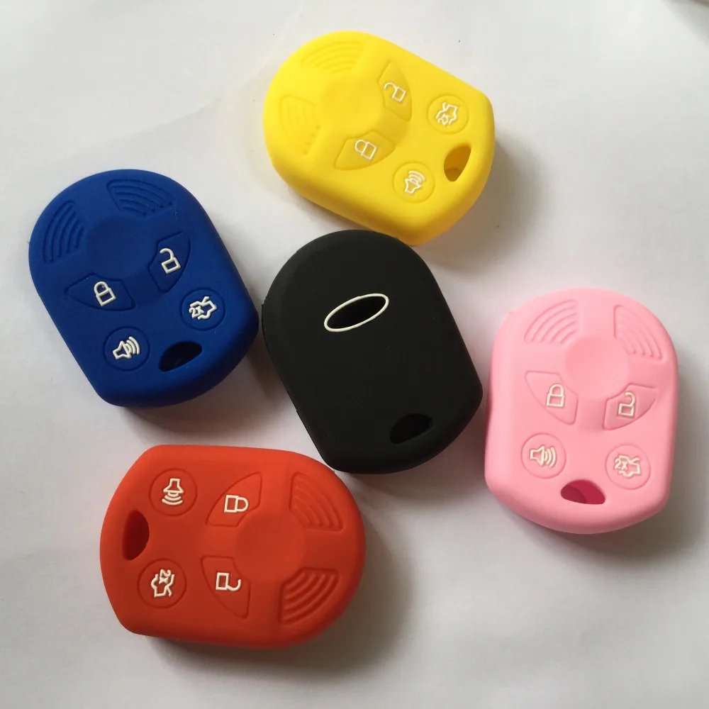 Резиновый силиконовый чехол для дистанционного ключа Ford C Max Transit Connect Focus Escape F350