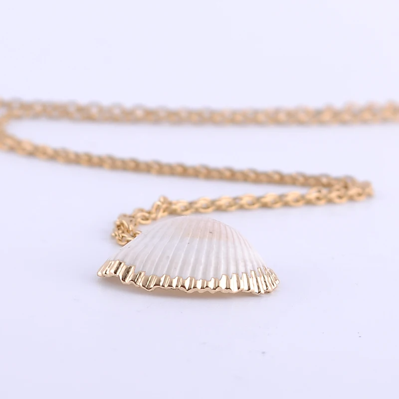 Trendytime новое ожерелье Cowrie ракушка из натуральной ракушки для женщин богемное