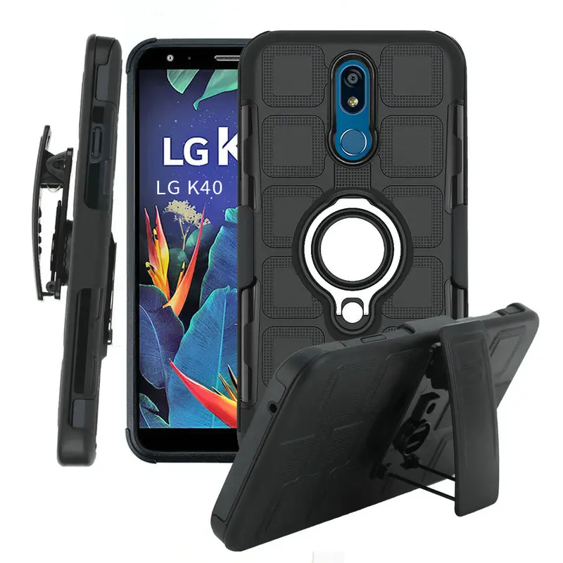 Держатель для ремня металлическое кольцо LG K40 чехол X4 2019 магнитный держатель
