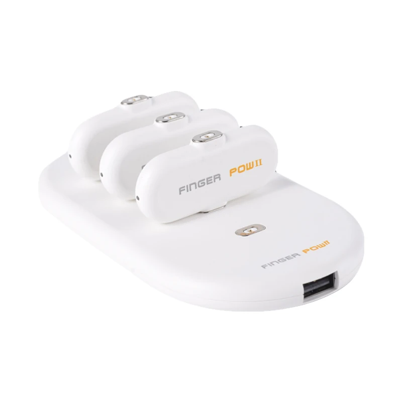Fingerpow портативное зарядное устройство 18650 батарея для android type c iphone Магнитный