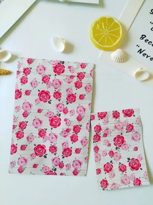 709 100 шт. Печать Топ подачи Фольга zip-lock Сумки Еда мешок, mylar Алюминий Фольга Сумки, Чай Чехлы, еда сторге Сумки - Цвет: 709