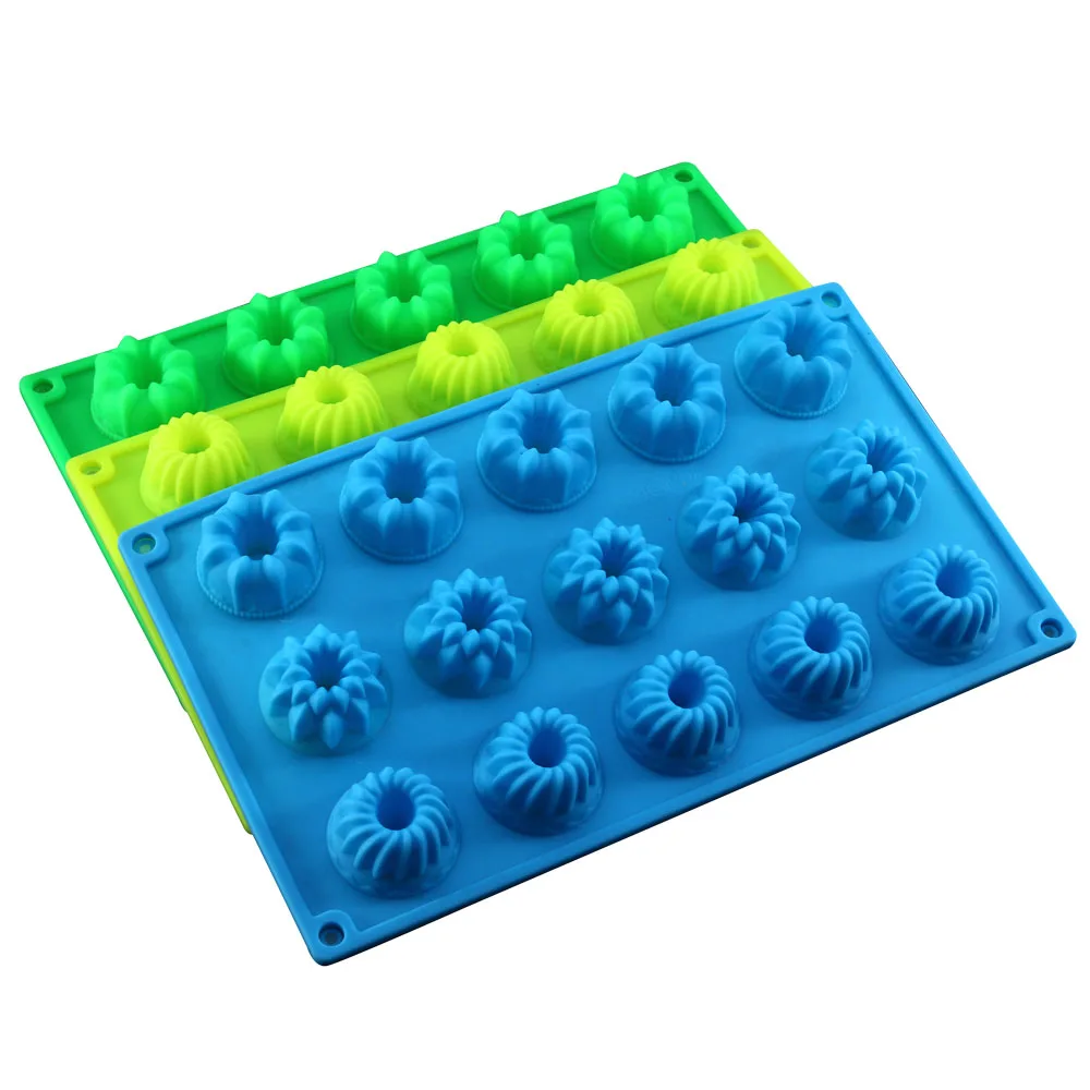 Силиконовая форма 3D цветок круглая сделай сам для мыла формы выпечки помадки