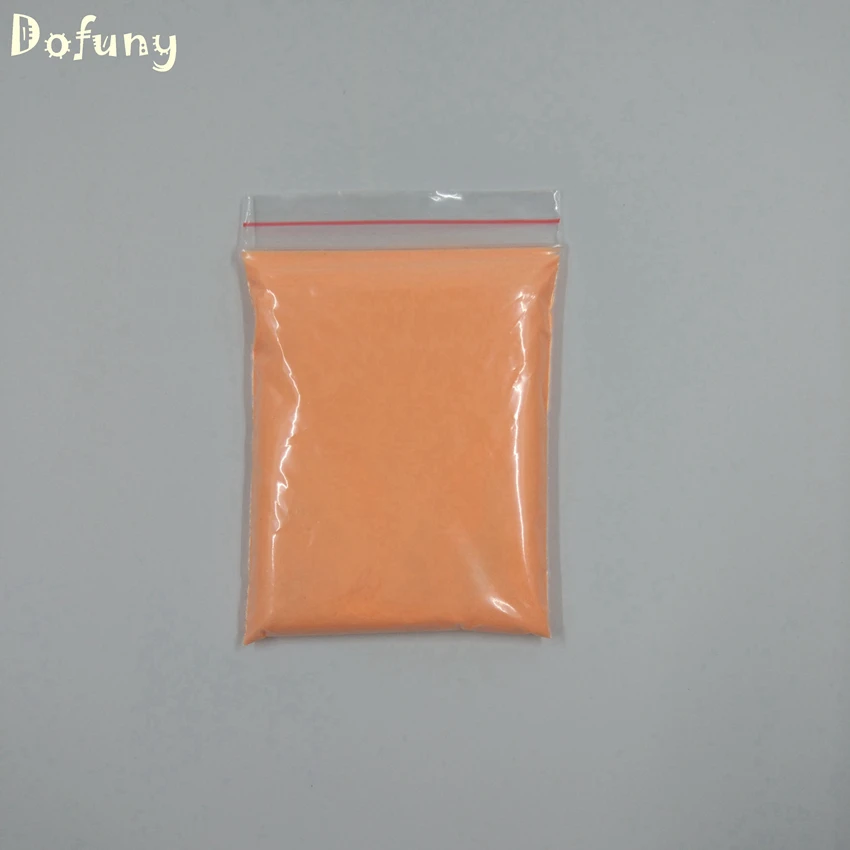 Светящийся порошок оранжевого цвета 50 г/лот фотоллюминесцентный пигментный