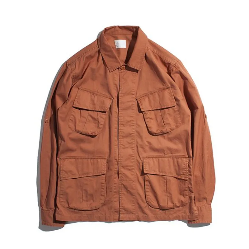 Винтажный Японский стиль новинка 2021 весна осень модные ретро куртки мужская