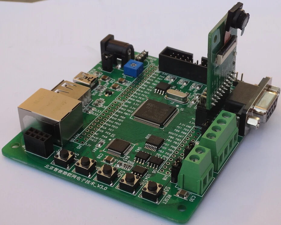 STM32F107VCT6 макетная плата/Ethernet/RC522/2 CAN/1 485/Интернет вещей|Крышки переключателей| |
