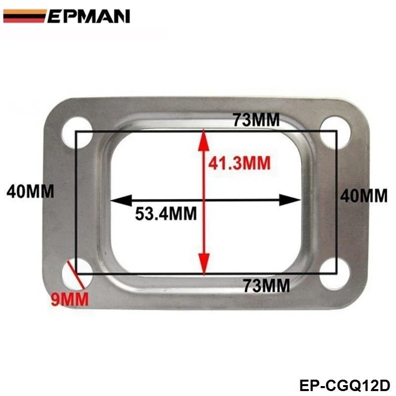10 шт./лот EPMAN нержавеющая впускные прокладка для T2 T25/T28 GT25/GT28 GT2876/GT3071
