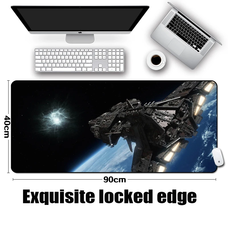 Congsipad 400x900 мм Большой Коврики на стол Звёздные Врата земли SG1 серии Космический линкор ПК настольный коврик для мыши Коврик для оптической/мышь с трекболом