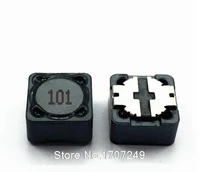 free shipping 100pcslot shielded inductor smd power inductors cd127 100uh 101marking 12127mm best quality