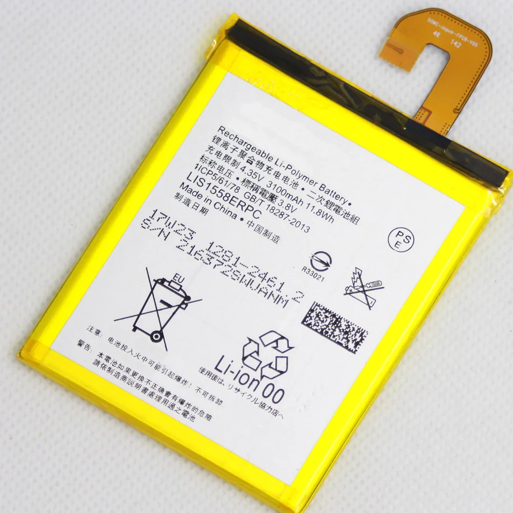 LIS1558ERPC 3100 мАч батарея для Sony Xperia Z3 L55T L55U D6653 D6603 D6633 D5803 D5833 D6616 D6708 ремонт
