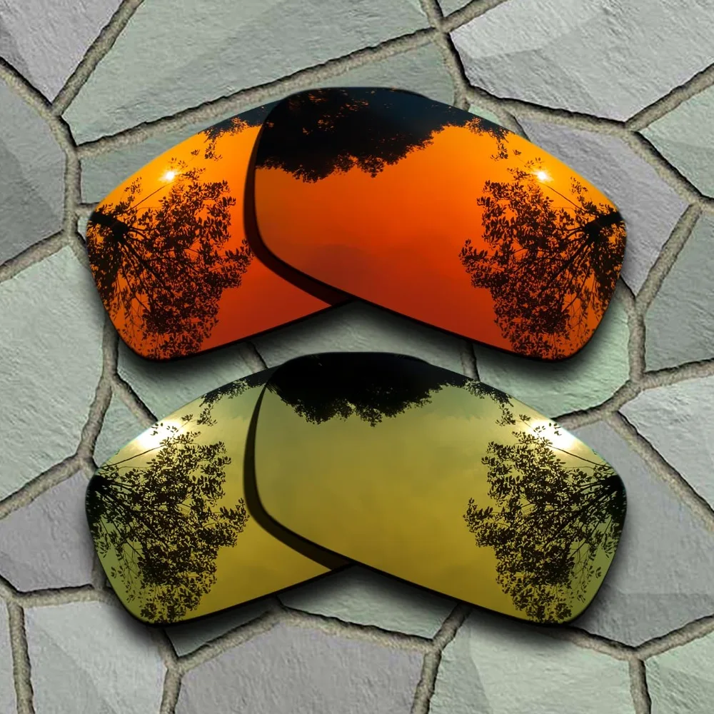 Поляризованные Сменные линзы для солнцезащитных очков Oakley X Squared красные