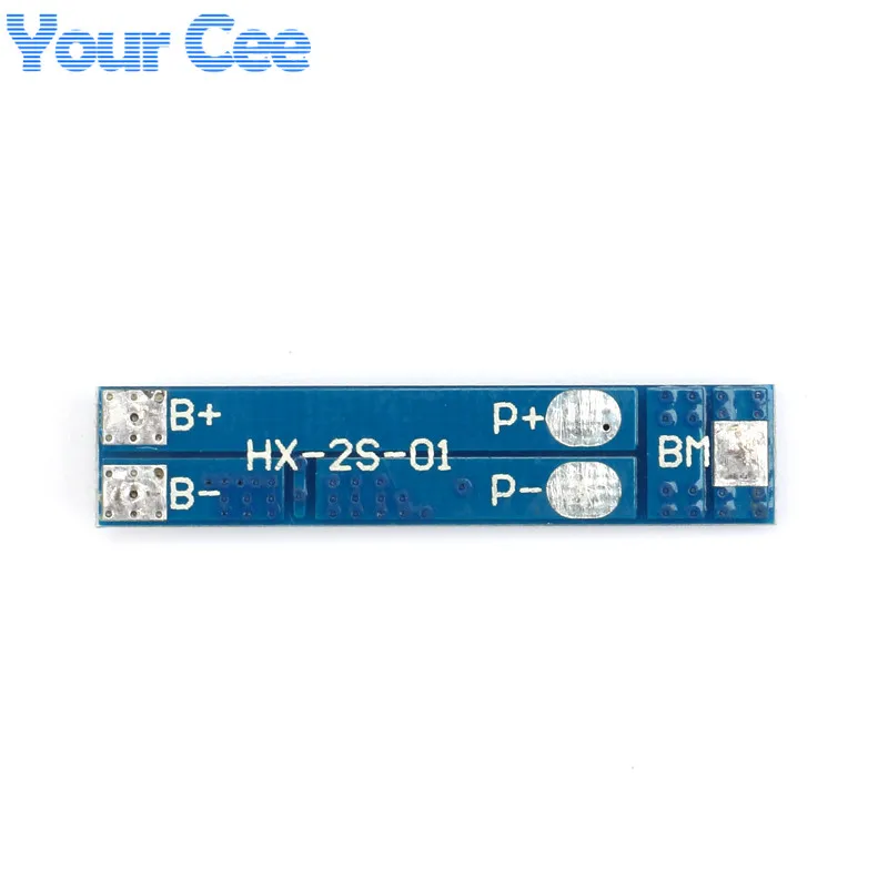 10 шт. защитная плата для зарядки литиевых батарей 2S 7 4 В 5A Li Ion 18650 BMS PCM 8 в литий