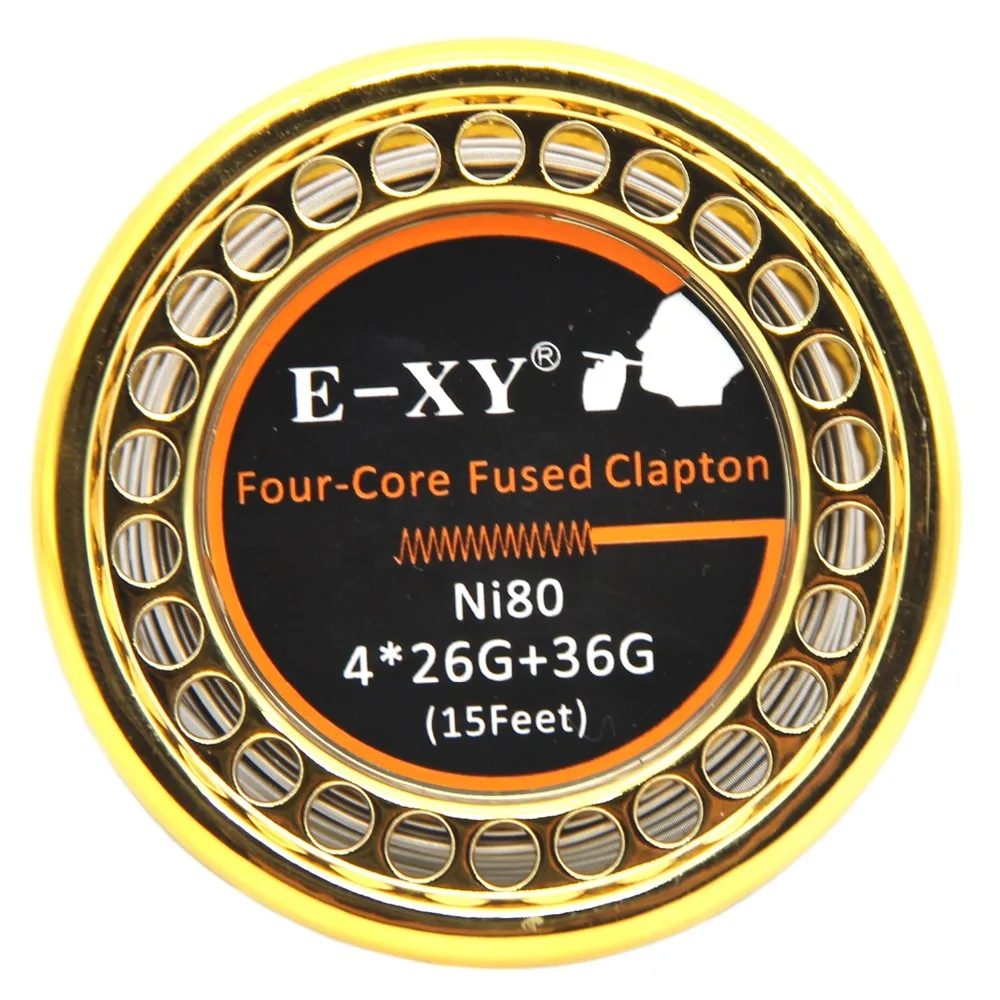Нагревательная проволока NI80 Fused Clapton предварительно изготовленная катушка