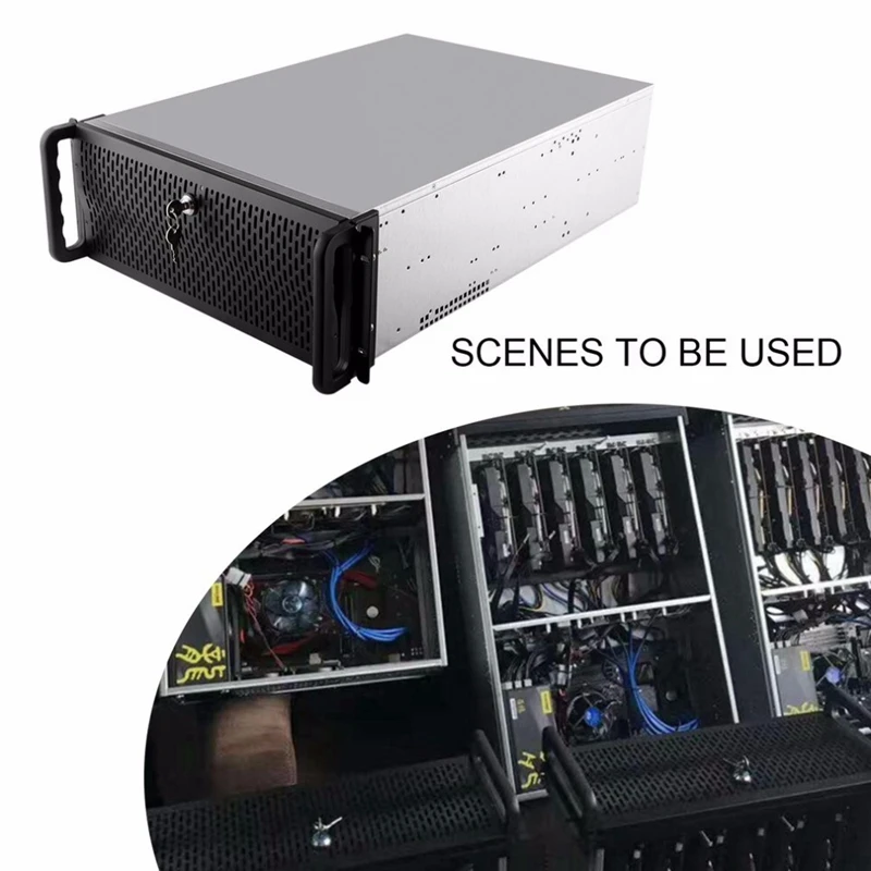 Криптоалюминиевая горная Установка чехол USB miner BTC ETH Mmcion ATX chassss Rack 19 корпус Sever box 8 видеокарта gtx1080 1080ti