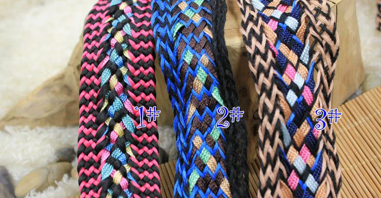Бесплатная доставка Новый DIY лента Ручной Работы Красочный вязание ленты конопли