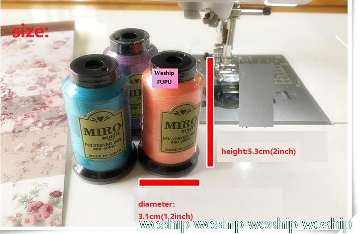 Невидимая швейная нить MIRO MINI size 400 м/рулон 150 цветов 1 заказ = 2 рулона (можно смешать