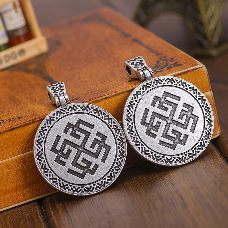 Славянские Подвески Rodimich Руна викингов двухсторонняя подвеска Rune Прямая