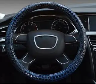 Автомобильный Стайлинг руль покрытой качественным чехлом диаметр 38 см из