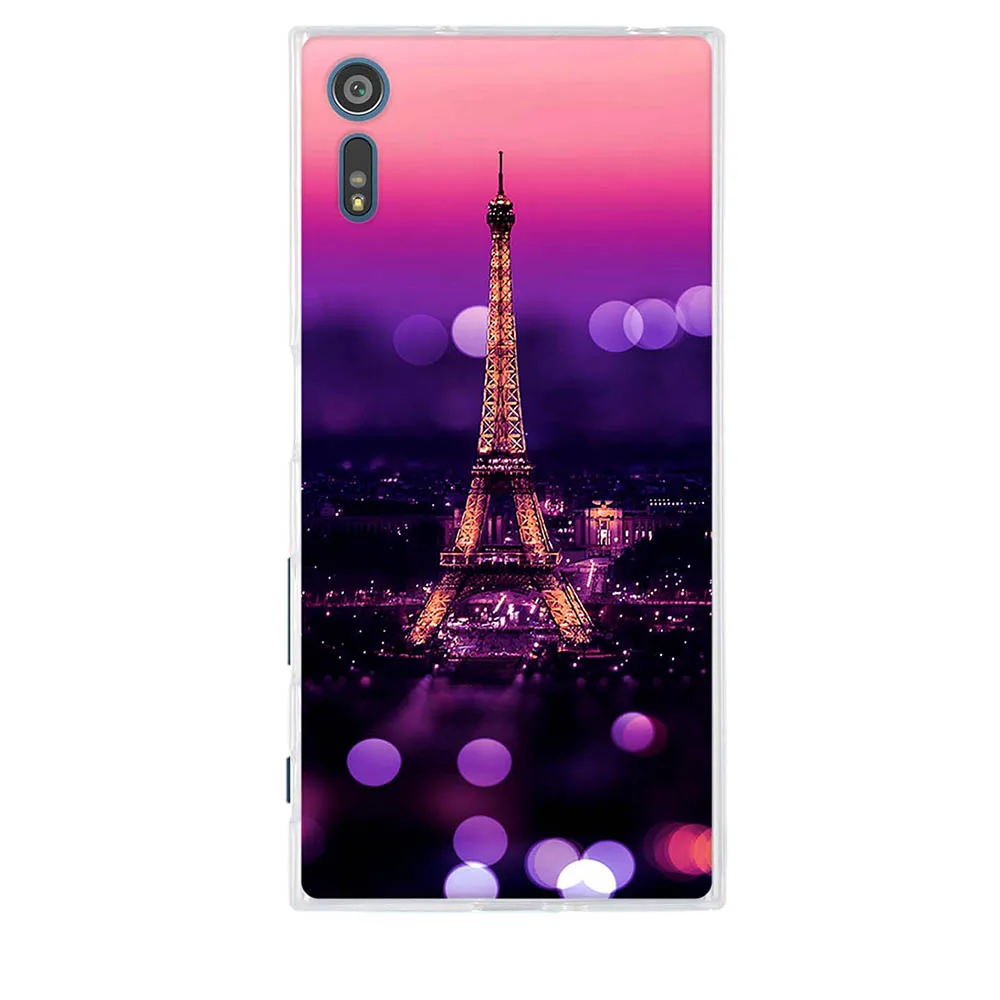 Чехол из ТПУ для Sony Xperia XZ мягкий силиконовый чехол задней панели телефона с