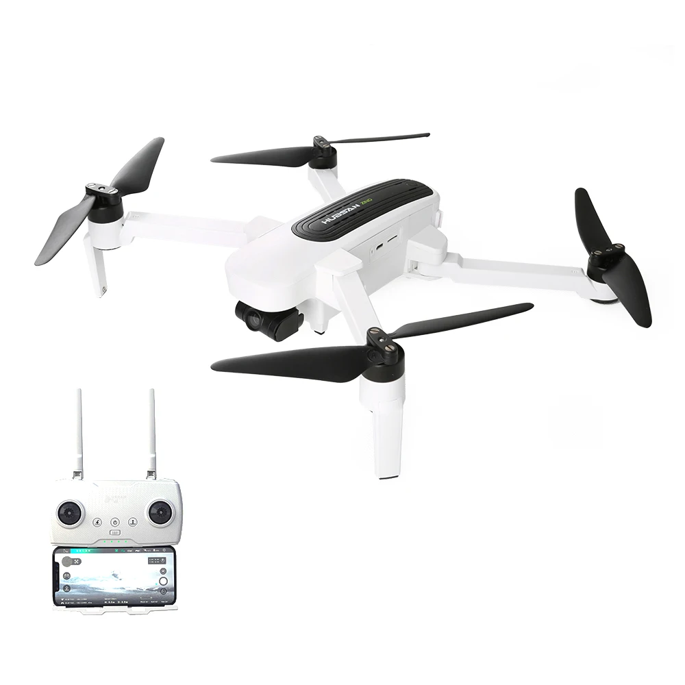 Квадрокоптер Hubsan H117S Zino Радиоуправляемый Дрон с GPS 5 8G Wi Fi FPV 4K камерой 3 осевым