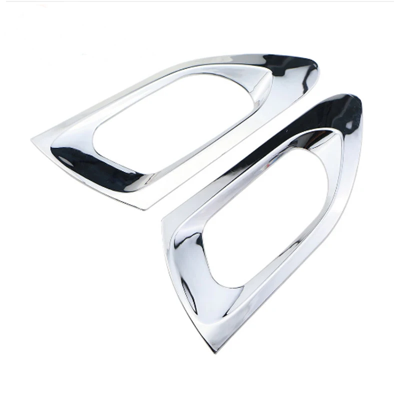 

Foal Burning 2Pcs/Set Car Rear Inner Handle Chrome Front Handle Circle Decoration Stickers for Puegoet 2008 2014 - 2017