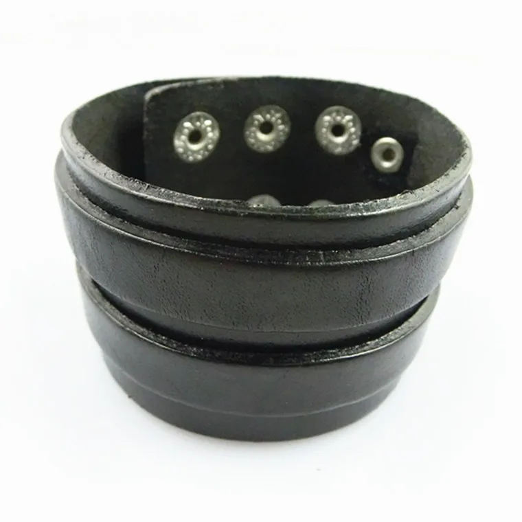 Часы наручные мужские и женские с широким кожаным браслетом модные ретро-часы в