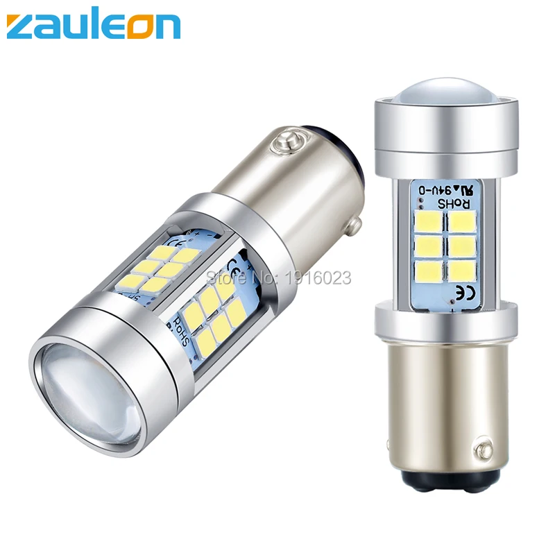 Zauleon 2 шт. 1156 Ba15s Bau15s 1157 P21/5 Вт Светодиодный Передний Задний сигнал стоп Обратный DRL