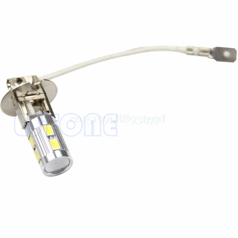 H3 White 10 LED 5630 SMD Fog LED Auto Bulb Tail Turn Driving Light High Beam