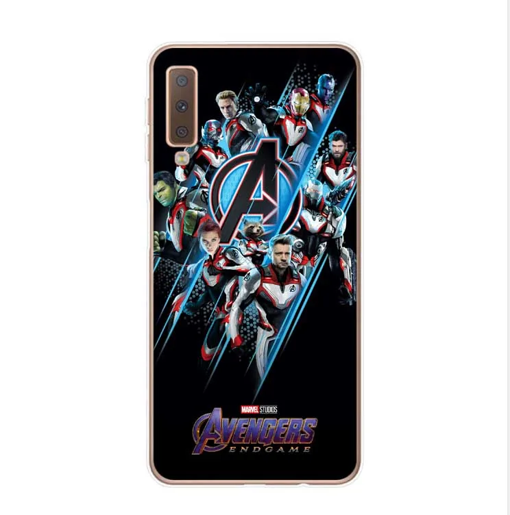 TPU Супергерои Marvel Мстители: Endgame силиконовые чехлы для телефонов для samsung Galaxy A7 A750 A10 A30 A50 M10 M20 A6 A8 - Цвет: TPU