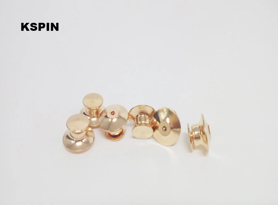 10 шт. металлические круглые зажимы значок шапка на булавке