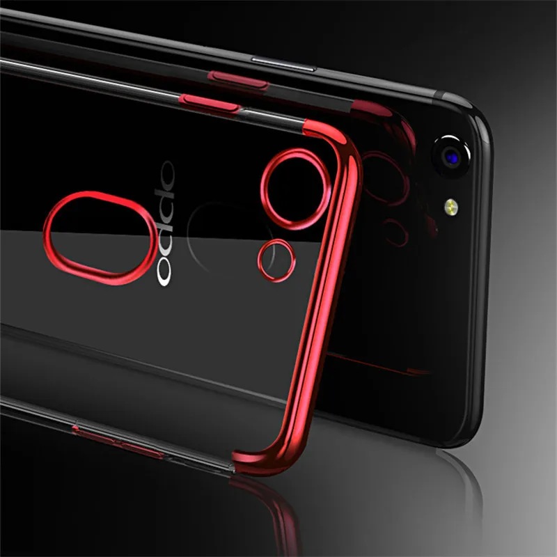 Роскошный мягкий ультра тонкий чистый ТПУ чехол для OPPO F5 F1 F11 F1S A3 A3S F7 F9 R15 PRO RX17 Neo Reno