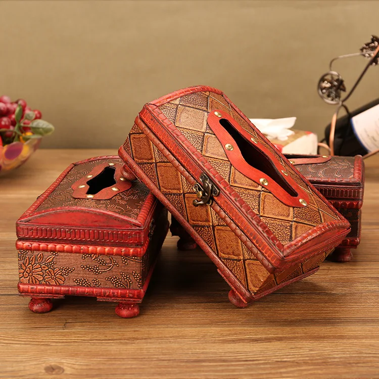 Fashion Style Bamboo Square Tissue Box Creative Seat Type Roll Storage Paper Canister Eco-Friendly Wood Table Decor | Дом и сад
