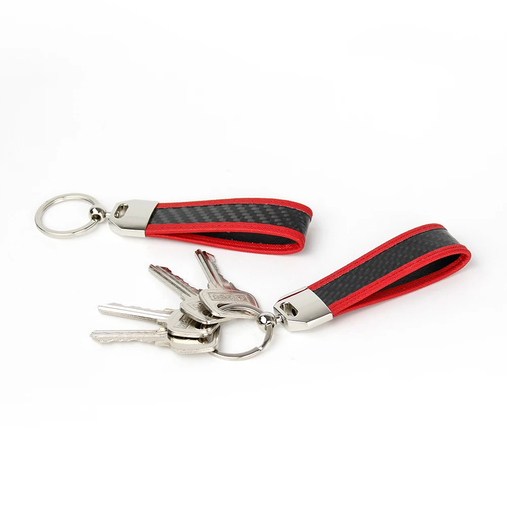 2018 Fashion Real Carbon Fiber Key Wallets Flexible Car Chain Simple Design Holder | Багаж и сумки