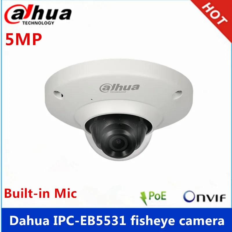 Dahua IPC EB5531 5 Мп WDR панорамная 360 градусная Встроенный микрофон со слотом для SD карты