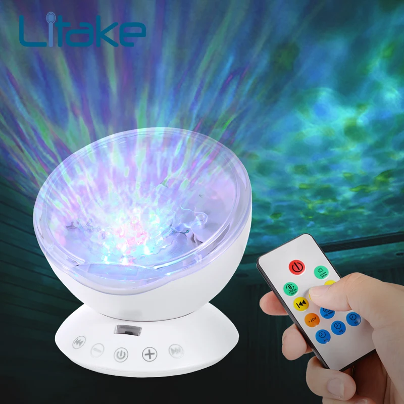 Litake звездное небо светодиодный ночник проектор новинка лампа USB иллюзия для
