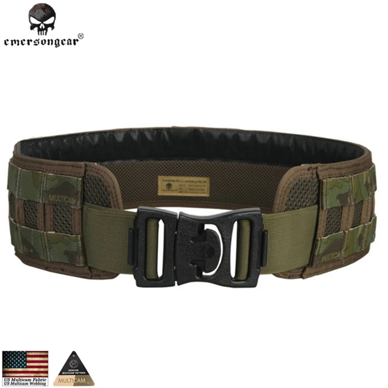 Emersongear мужской армейский пояс для страйкбола пейнтбола Emerson MOLLE с нагрузкой