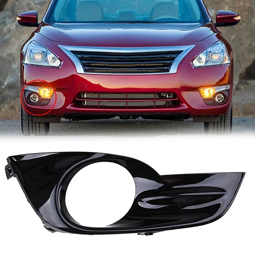 1 Pcs Right Posbay черная дыра решетка противотуманный светильник решетка крышка для Nissan Altima/Teana L33 Pre-facelift 2012 2013 авто боковые части - Цвет: 1 Pcs Right